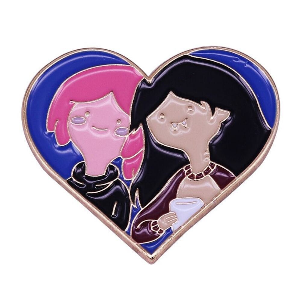 Adventure Time Bubblegum and Marceline Enamel Pins 286